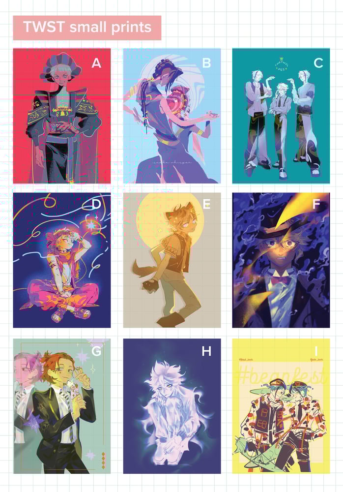 Image of [PREORDER & IN-STOCK] TWST Small prints
