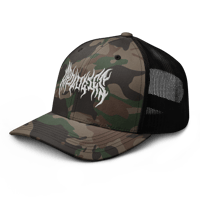 Image 2 of Camo Death Metal Trucker