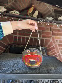 Image 2 of Hell mouth medium painting on wood