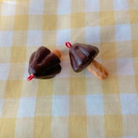 Image 2 of Chocolate Mushroom Keychain 