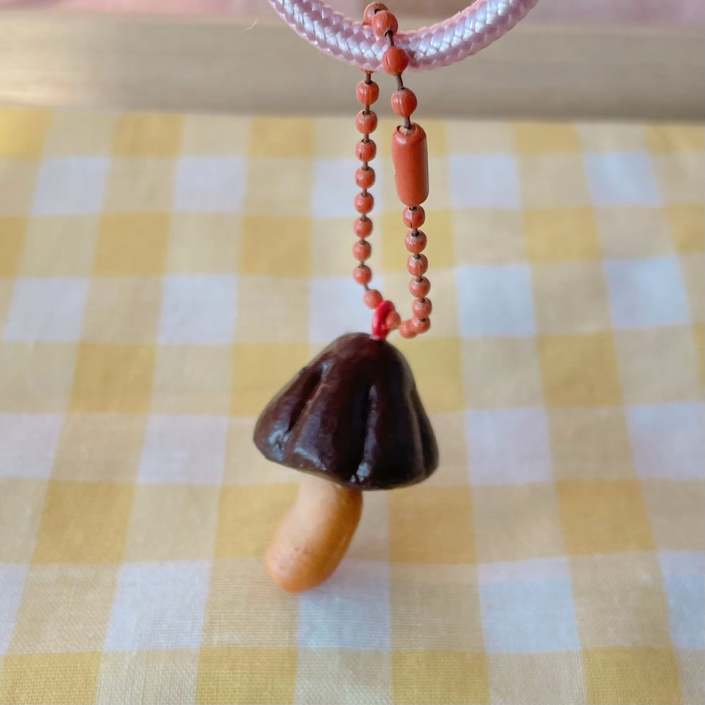 Image of Chocolate Mushroom Keychain 