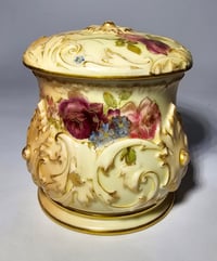 Image 1 of Royal Worcester Puff Box & Cover
