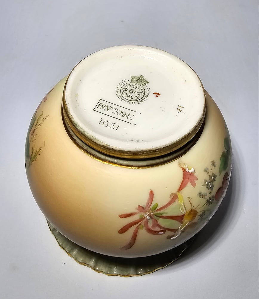 Image of Royal Worcester Small Flower Pot
