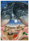 "Searching for an oasis 4" Print (DP619)