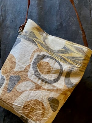 Image of hand marbled one of a kind bag - no. 01