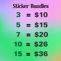 Image 1 of Sticker Bundles (choose ur own)