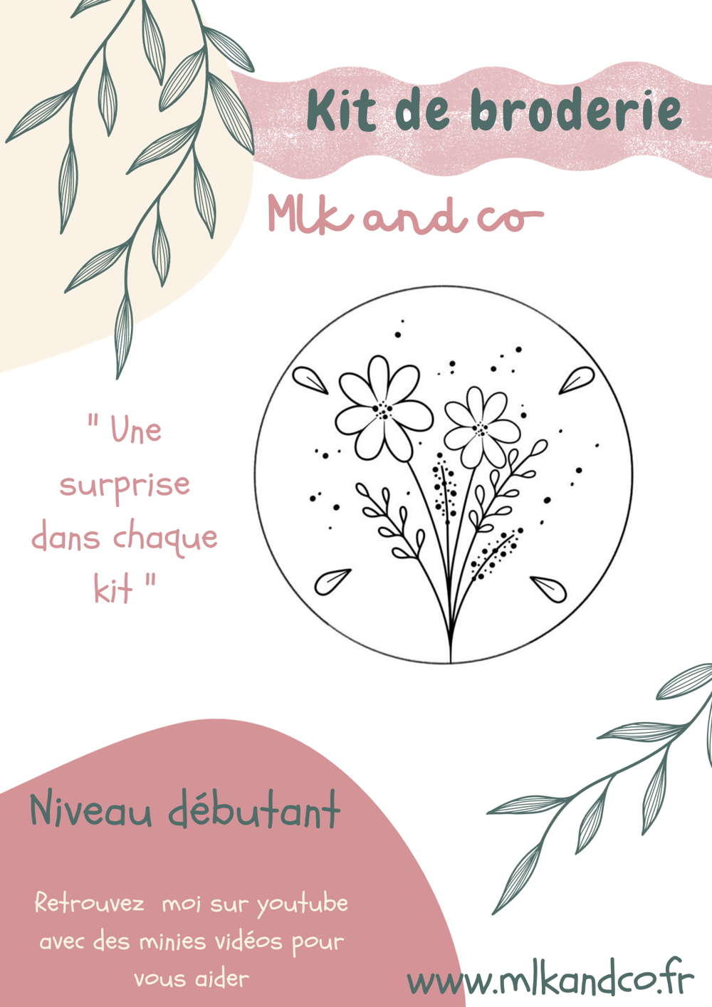 Image of Kit de broderie DÉBUTANT 