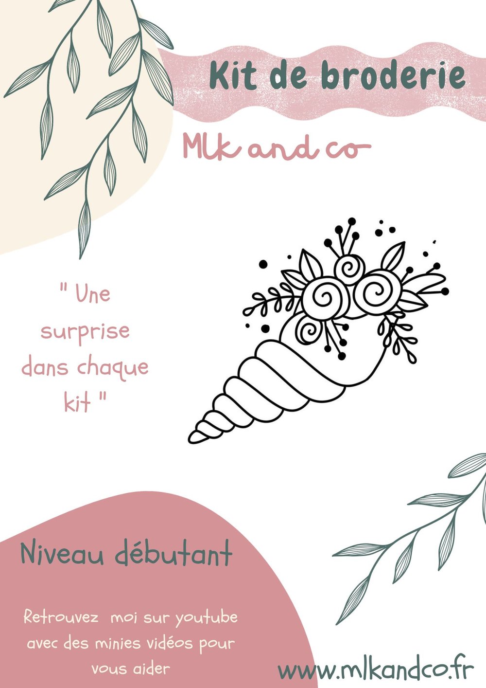 Image of Kit de broderie DÉBUTANT 