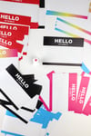 "Hello My Name Is" Sticker Large 