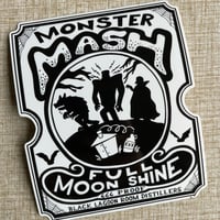 Image 2 of MONSTER MASH 5" Heavyweight Vinyl Label Sticker