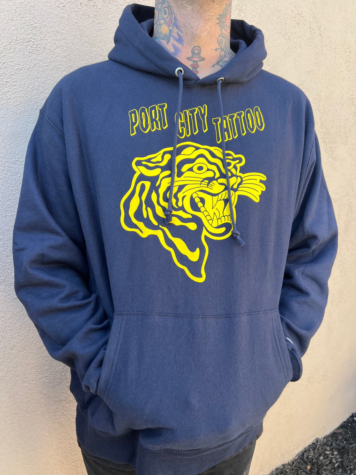Image of Port City Tattoo Panther Hoodie 