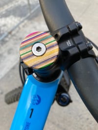 Image 2 of Bicycle Headset Preload Cap made from Recycled Skateboards