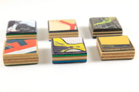 Image 3 of Recycled Skateboard Fridge Magnets, set of 6