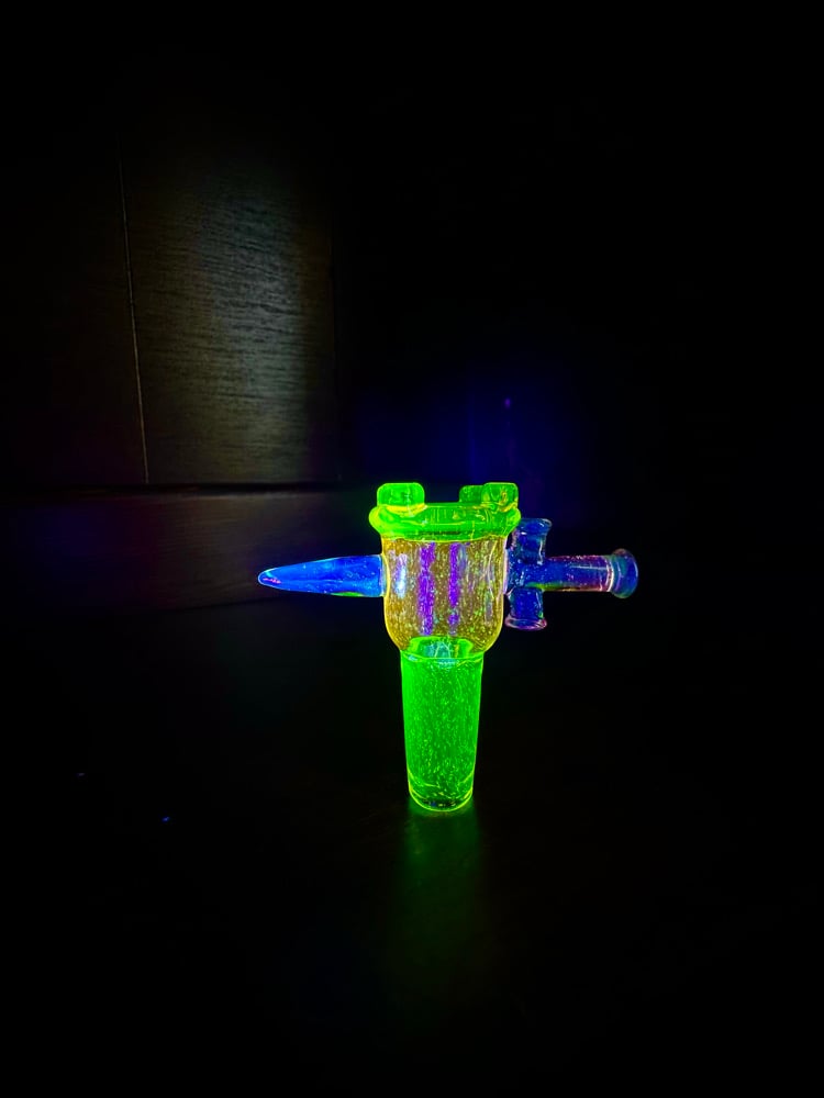 Image of Full UV slide yellow/green