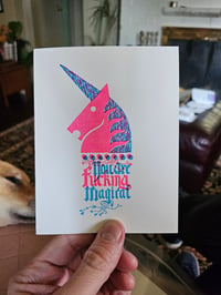 Image 1 of You Are Fucking Magical greeting card (3rd edition)