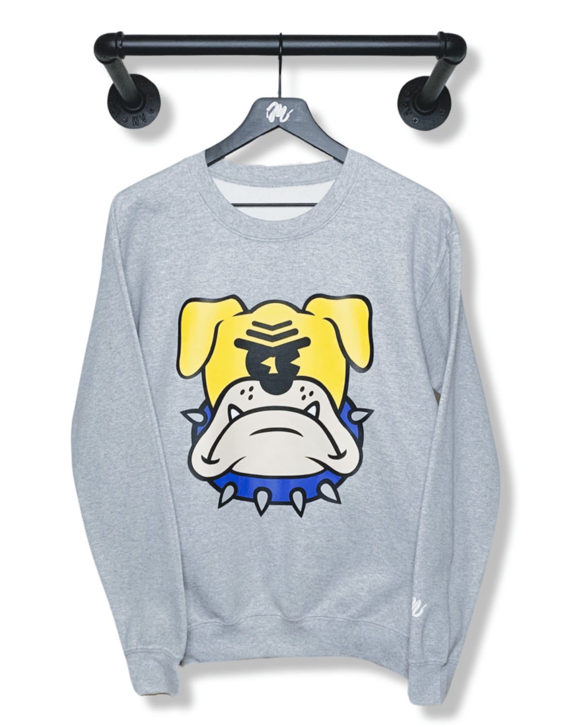 Image of Retro Aggie Dog Crew-Gray