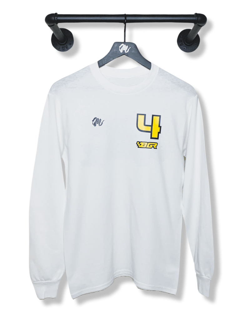 Image of Aggie Racing L/S-White