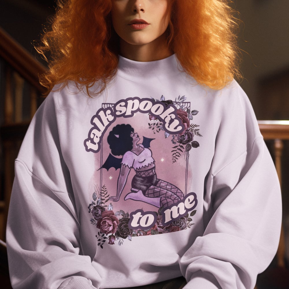 Image of TALK SPOOKY TO ME CREWNECK