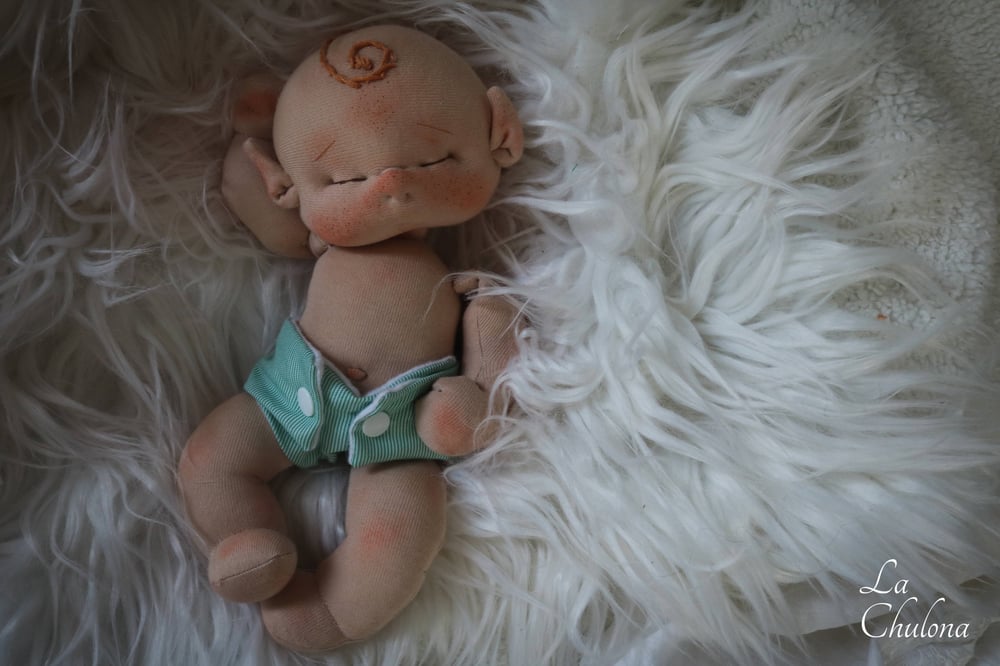 Image of Oliver, 11 inch Baby elf doll