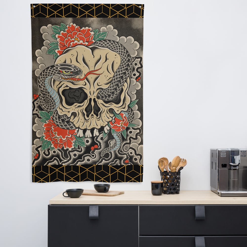 Samsara wall hanging flag