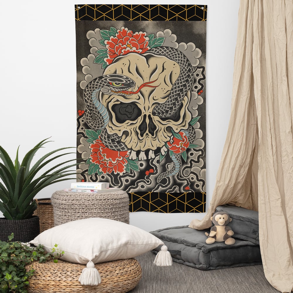 Samsara wall hanging flag