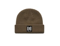 Bars Beanie (WALNUT)