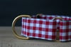 Red Gingham // Martingale Collar