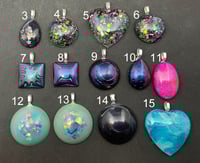 Image 2 of Experimental Resin Pendants