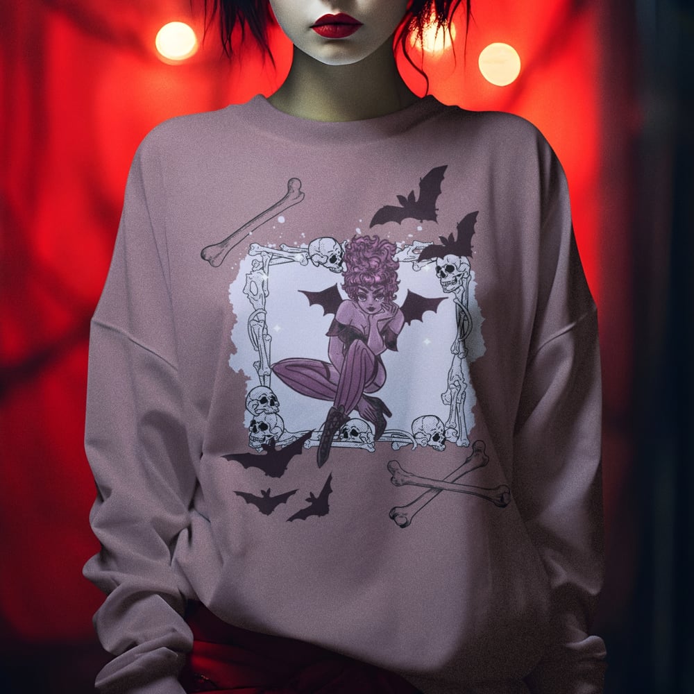 Image of PINUP DEMON BABE CREWNECK