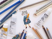 Image 5 of Drawing Cat Girl Sticker