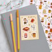 Image 1 of Coffee Time Sticker Sheet