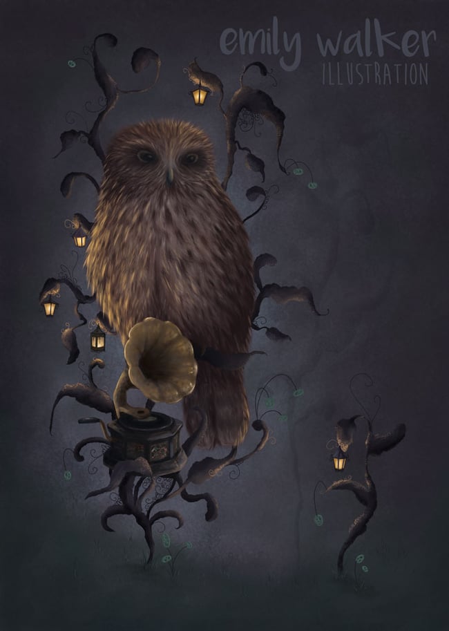 'Ruru' Limited Edition Art Print