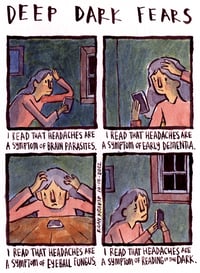 Original "Deep Dark Fears" Comic Art