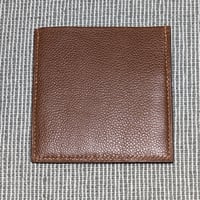 Image 2 of Square CARD Holder - MARRON GLACE