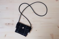 Image 1 of Porta Tessere Ricamo Black