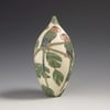 Papuan Lorikeets & casuarina tree sgraffito vessel