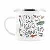 A Little Mug For Fishing (Enamel) - Nature's Delights Collection