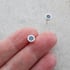 Small 5.5mm Silver Dot Studs in Fukagawanezu Image 3