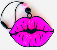 Car freshie hot pink Lips