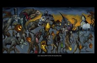 “Halloween In Salem - Trick Or Treaters" - Art Print 