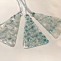 Make at Home fused glass Christmas Trees 