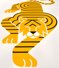 Image 2 of Tiger (screen print)