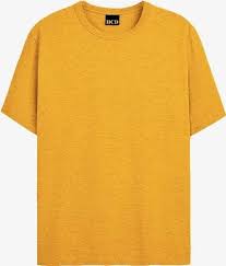 Image of plain yellow T-shirts