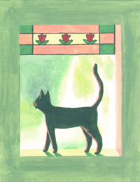 Cottage-Core Cat