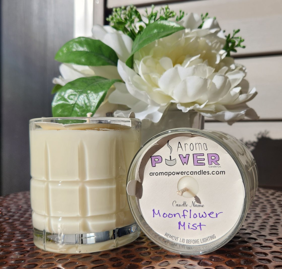 Image of Moonflower Mist in Reusable Whiskey Rocks Glass