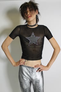 Image 1 of Star fucker mesh top 