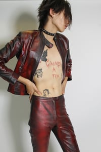 Image 2 of God star leather jacket
