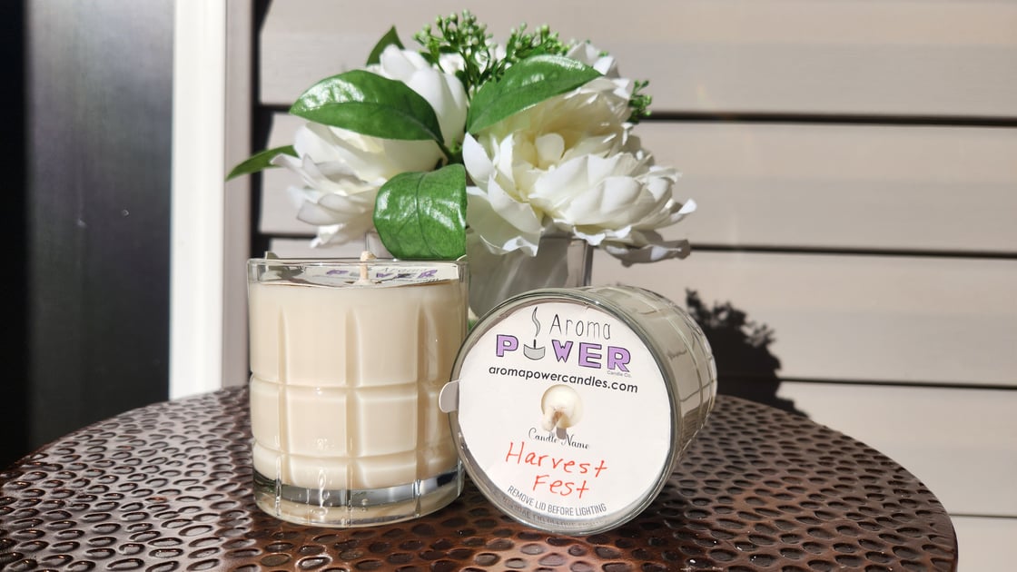 Image of Harvest Fest Candle in Reusable Whiskey Glass