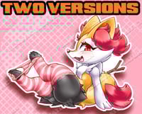 Image 1 of Teasing Sock Phox - Vinyl Sticker