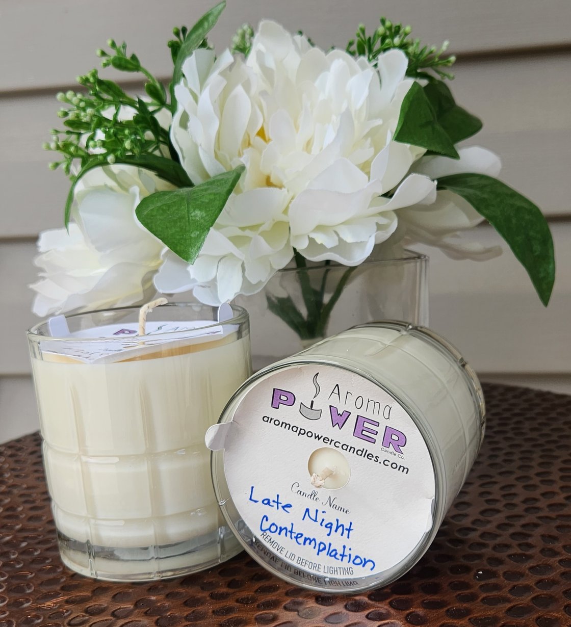 Image of Late Night Contemplation Candle in Reusable Whiskey Glass